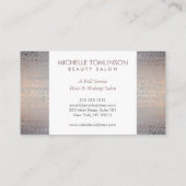 ラックス赤面紙吹雪レインパターングレー 名刺 (裏面)