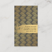 ラックス金ゴールドウィーブ 名刺 (裏面)