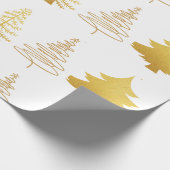 ラックス金ゴールドツリー ラッピングペーパー (角)