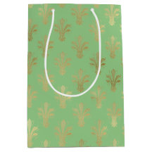 ラックス金ゴールド（紋章の）フラ・ダ・リとグリーンアッシュ