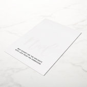 ラックス ノエル ブラック＆ホワイト リアル 箔シーズンカード (回転した状態)