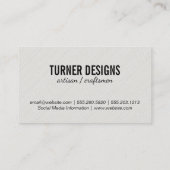 ラックス/ブティック 名刺 (裏面)