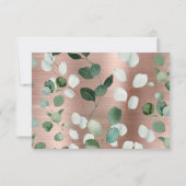 ラックス ローズゴールド ボタニカル レスポンス カード (裏面)