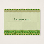 ラックチャームギフトラベル (裏面)