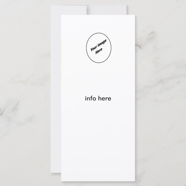 ラックパーソナライズされたカード (正面)