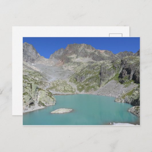 ラックブランフランスのアルプス葉書 ポストカード (正面/裏面)