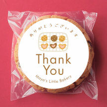 ラックベーカリーの可愛いクッキー Thank You
