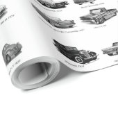 ラックラシックピング紙用の自動車イメージ ラッピングペーパー (ロールコーナー)