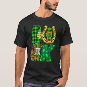 ラック格言レプレシャンロックホースシューズセントパット Tシャツ