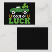 ラック満載のトラクター少年たち聖パトリックデーの子供たち ノートカード (正面/裏面)