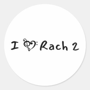 ラック2ミニマリストブラックテキストクラシック音楽 ラウンドシール