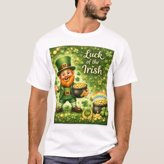 ラック・オブ・ザ・アイリッシュ メンズTシャツ Tシャツ (正面)