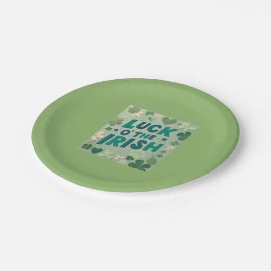 ラック オブ ザ アイリッシュ 紙皿 (アングル)