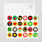 ラック・ドッツ・ポストカード ポストカード (正面/裏面)