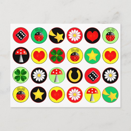 ラック・ドッツ・ポストカード ポストカード (正面)