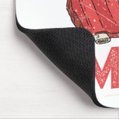 ラックemアップリブ愛豚肉BBQショートベビーバック マウスパッド (コーナー)