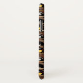 ラックiPhone Xケースの赤と黒のワインボトル Case-Mate iPhoneケース (裏面/右)