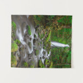 ラッケルクリーク秋ズコロンビアリバーゴージェオレゴン タペストリー (正面(横))