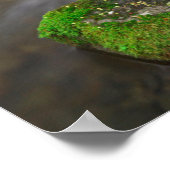 ラッケルクリーク秋ズコロンビアリバーゴージェオレゴン ポスター (角)