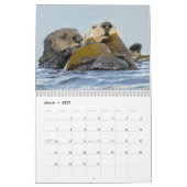 ラッコおよびシール2016の壁掛けカレンダー-野性生物 カレンダー (3月 2027)