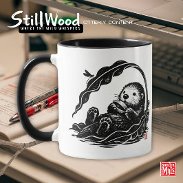 ラッコに癒されて • StillWood • ラッコ マグカップ