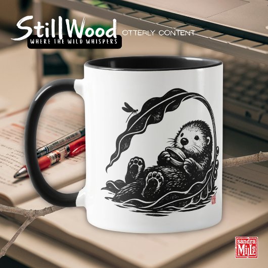 ラッコに癒されて • StillWood • ラッコ マグカップ