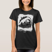 ラッコに癒されて • StillWood • ラッコ Tシャツ (正面)
