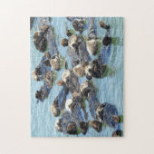 ラッコのいかだのジグソーパズル#2 ジグソーパズル (縦)