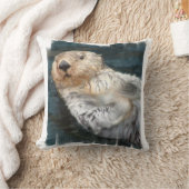 ラッコの枕 クッション (ブランケット)