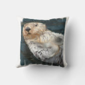 ラッコの枕 クッション (裏面)