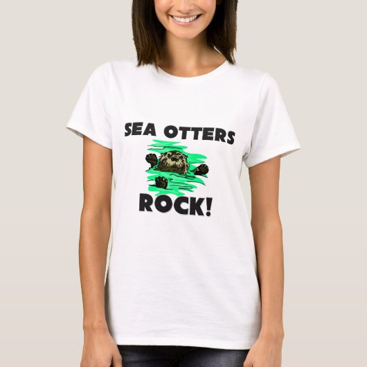 ラッコの石 Tシャツ (正面)
