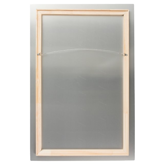 ラッコの肖像（ダーク） メタルプリント (裏面)