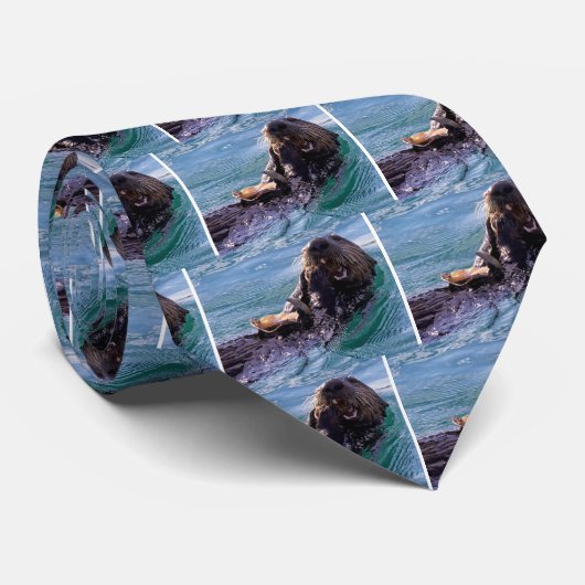 ラッコを食べること ネクタイ (ロール)