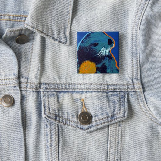 ラッコボタン 缶バッジ (インサイチュ)