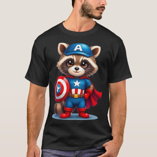 ラッコンアメリカ Tシャツ (正面)