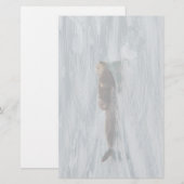 ラッコ及び子犬 便箋 (正面/裏面)