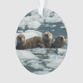 ラッコ家族 オーナメント (正面)