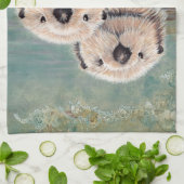 ラッコ キッチンタオル (折り畳み)