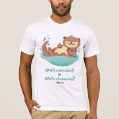 ラッコ デザイン Tシャツ (正面)