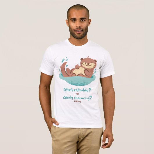 ラッコ デザイン Tシャツ (正面フル)