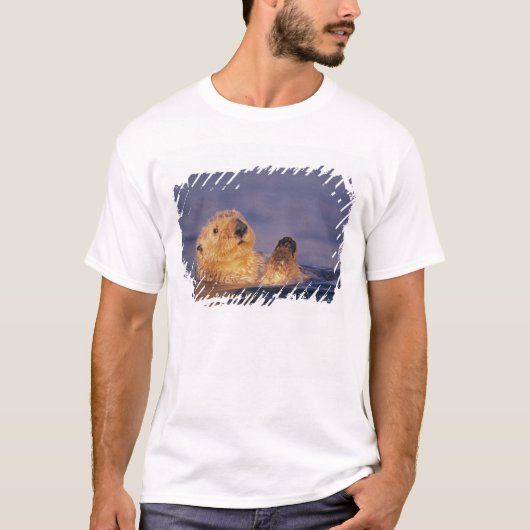 ラッコ Enhydra lutris 2 Tシャツ (正面)