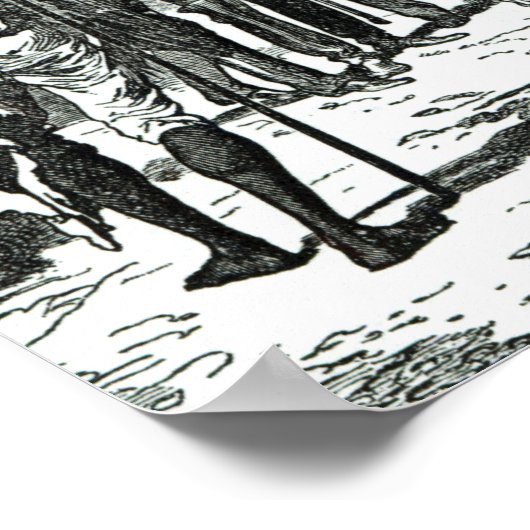 ラッサム氏のテオドア王とのインタビュー ポスター (角)