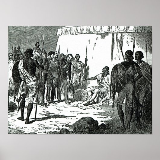 ラッサム氏のテオドア王とのインタビュー ポスター (正面)