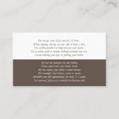 ラッシュアフターケアの手順 名刺 (裏面)