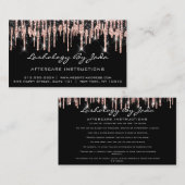 ラッシュアフターケアの指示バラドリップスジャダ 名刺 (正面/裏面)