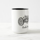 ラッシュアワーのコーヒー・マグ マグカップ (中央)