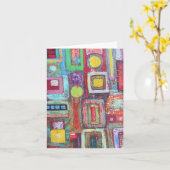 ラッシュアワーノテ空白のカード カード (黄色い花)