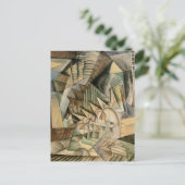 ラッシュアワー、ニューヨーク、バイマックスウェーバー、ヴィンテージキュービズム ポストカード (スタンド正面)