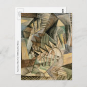 ラッシュアワー、ニューヨーク、バイマックスウェーバー、ヴィンテージキュービズム ポストカード (正面/裏面)