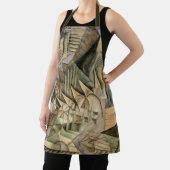 ラッシュアワー、ニューヨークbyマックス・ウェーバー、ヴィンテージ・キュービズム エプロン (インサイチュ)